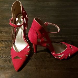 Cupid 4 inches Red Heels Sandal